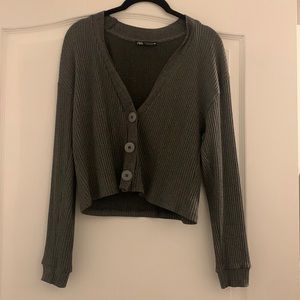 Zara ribbed cardigan